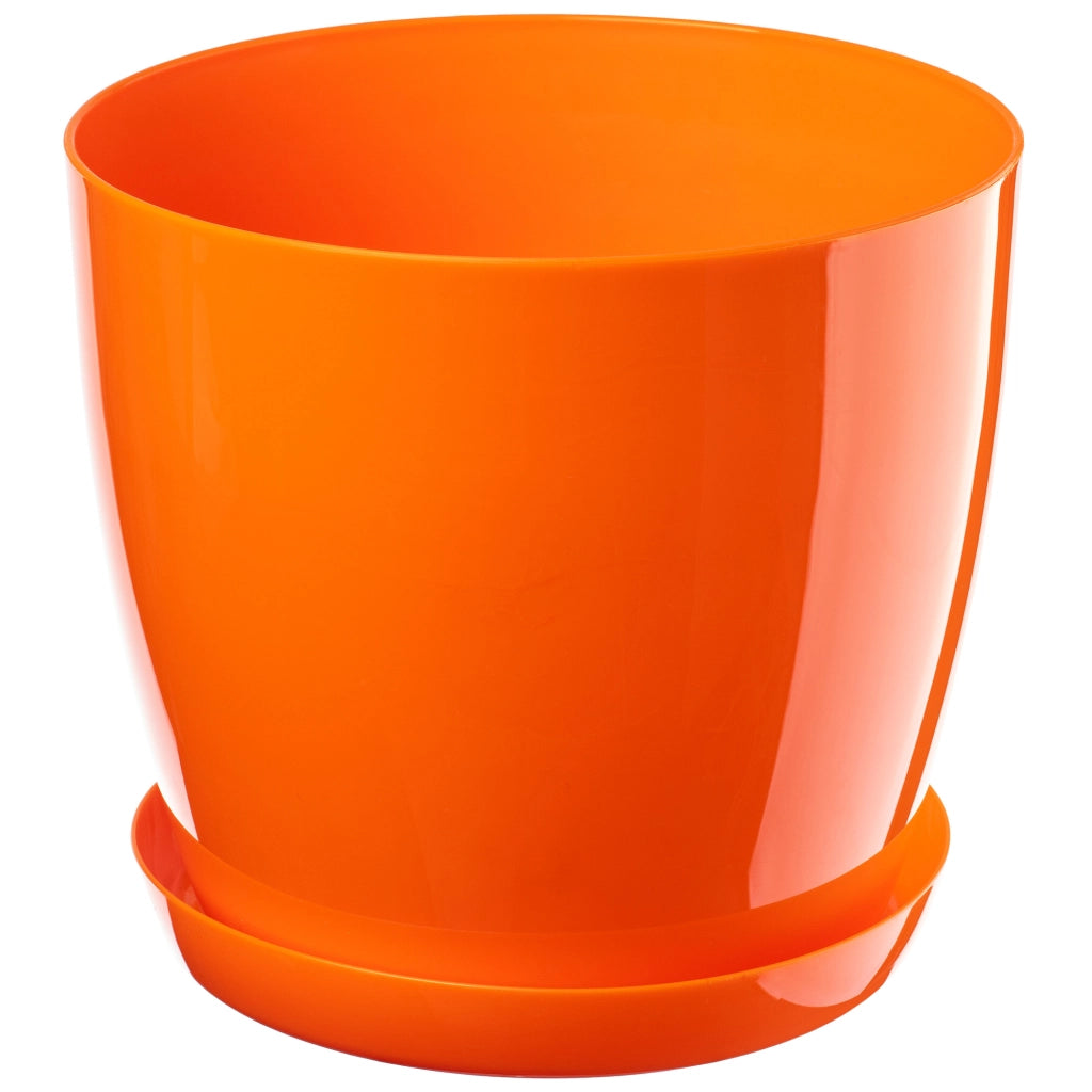 Vaso da fiori KADAX con supporto, ciotola, supporto per fiori, 20 cm arancione