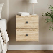Mobiletto da notte a muro Rovere Sonoma 34,5 x 33 x 40 cm 899149