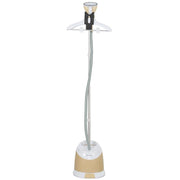 FERRO DA STIRO VERTICALE A VAPORE 1800W CON SERBATOIO 1.8L ALTEZZA REGOLABILE 32X32X32 CM E ACCESSORI ORO