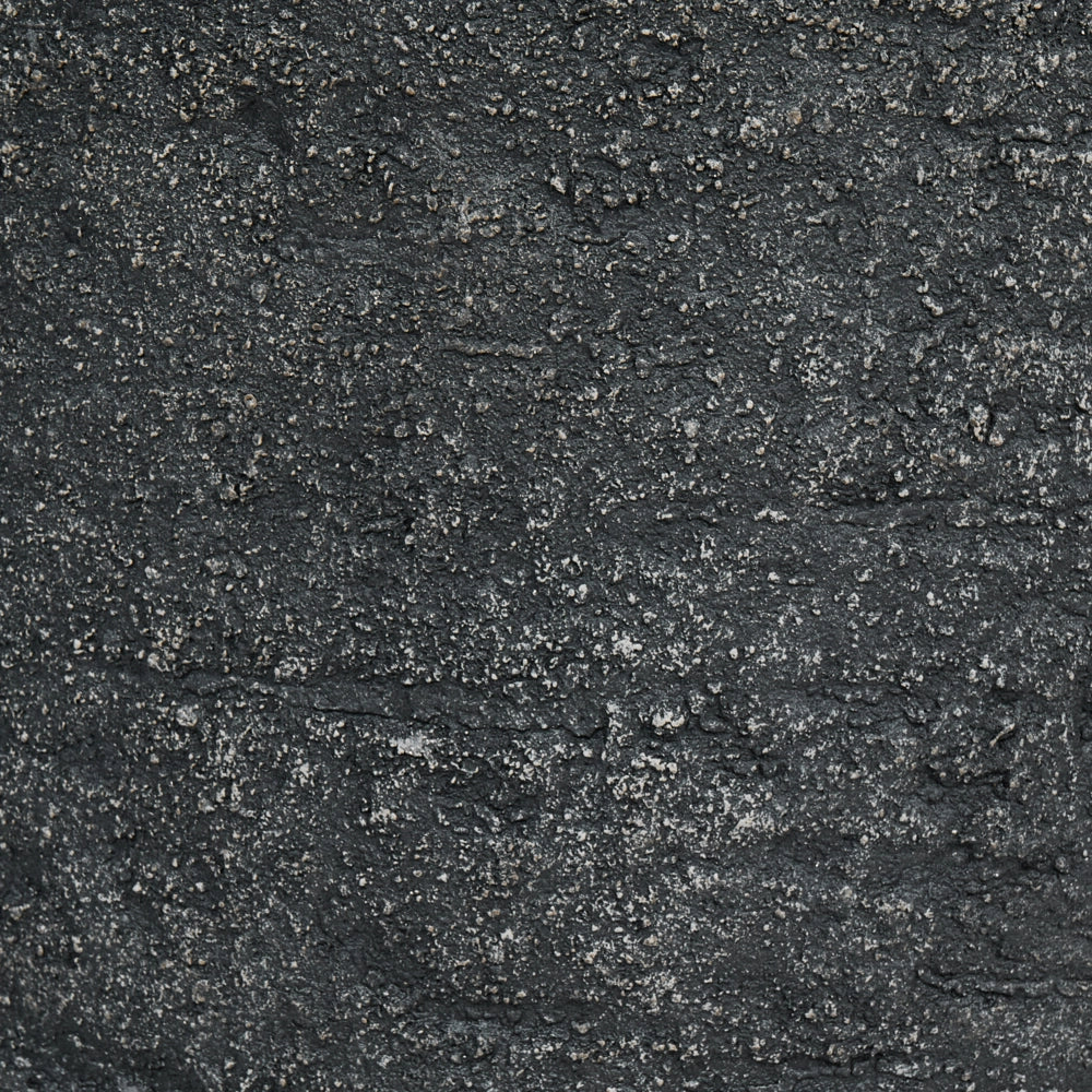 Vaso da fiori alto in pietra per giardino, per interni ed esterni 43x60 cm nero giardino terrazzo