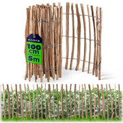 Recinzione protettiva avvolgibile KADAX Hazel Stacket Fence per giardino, 500x100 cm, altezza 4-6 cm.