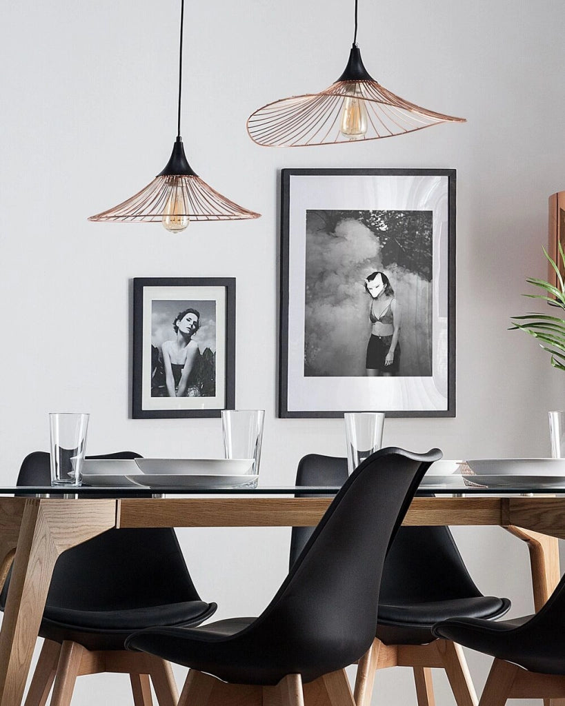 Lampada Color Rame con Paralume in metallo Filo Design Industriale