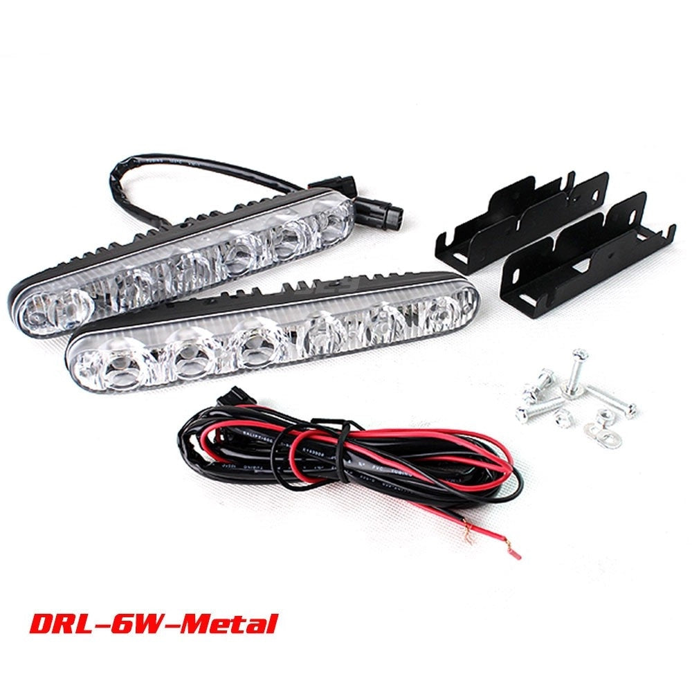Trade Shop - Faro Pilot Drl S-5 Supplementare Fendinebbia Per Auto Fuoristrada 12v 5 Led 5w -