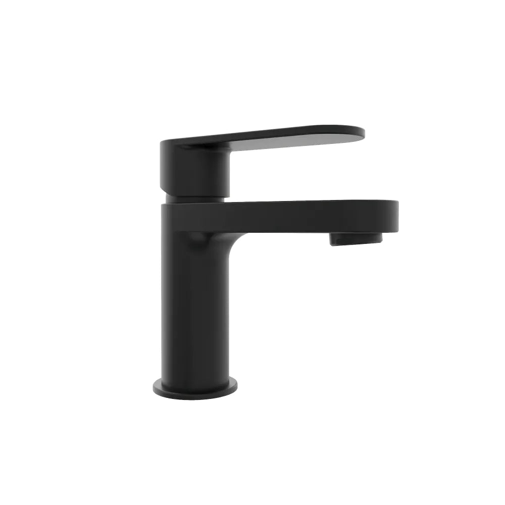 Set miscelatori lavabo 13cm bidet miscelatore esterno doccia nero opaco | Margot