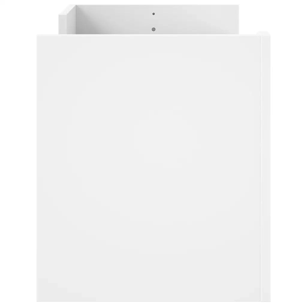 vidaXL Mobile Porta TV Bianco 100x35x40 cm in Legno Multistrato