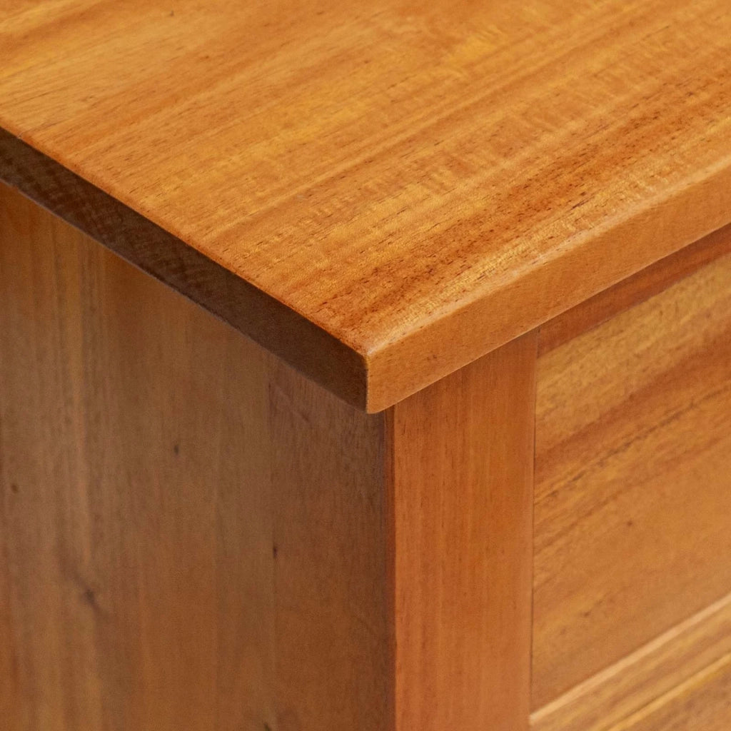 Mobile TV | Armadietto TV | Mobile Porta TV Naturale 100 x 40,5 x 46 cm Legno di Mogano Massello