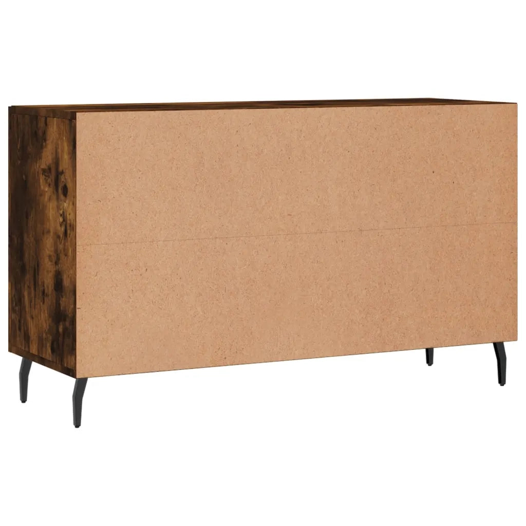 Credenza-Buffet-Armadio da cucina Rovere Fumo 100x36x60 cm in Legno Multistrato 480717