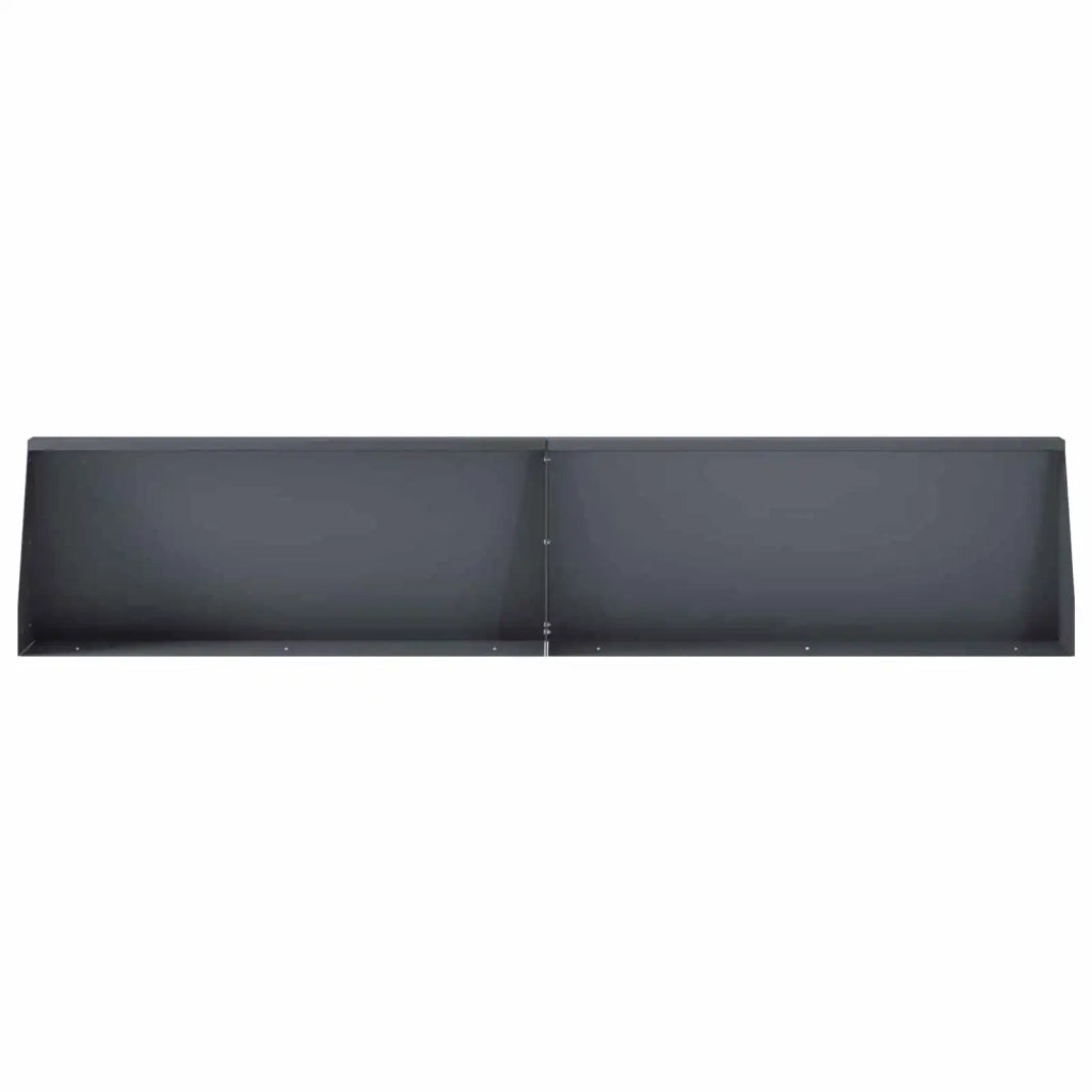 Muro di contenimento 2 pz 100 x 12 x 30 cm Acciaio Antracite 8015138
