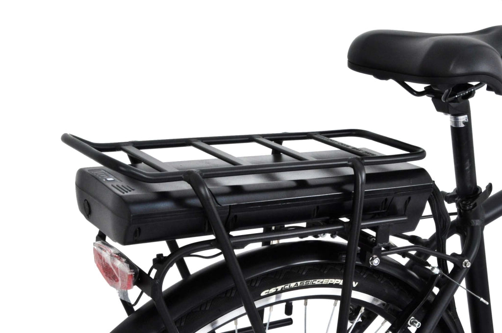 F.LLI SCHIANO City bike uomo 28" alluminio forcella ammortizzata  10.4 ah Nera