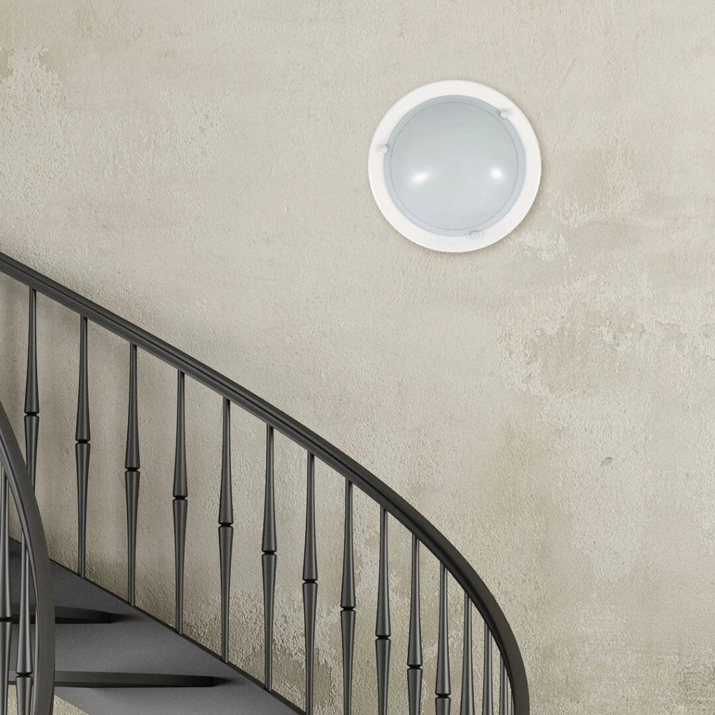 Plafoniera Rabalux Ufo vetro bianco Ø28,5 E27 60W IP20