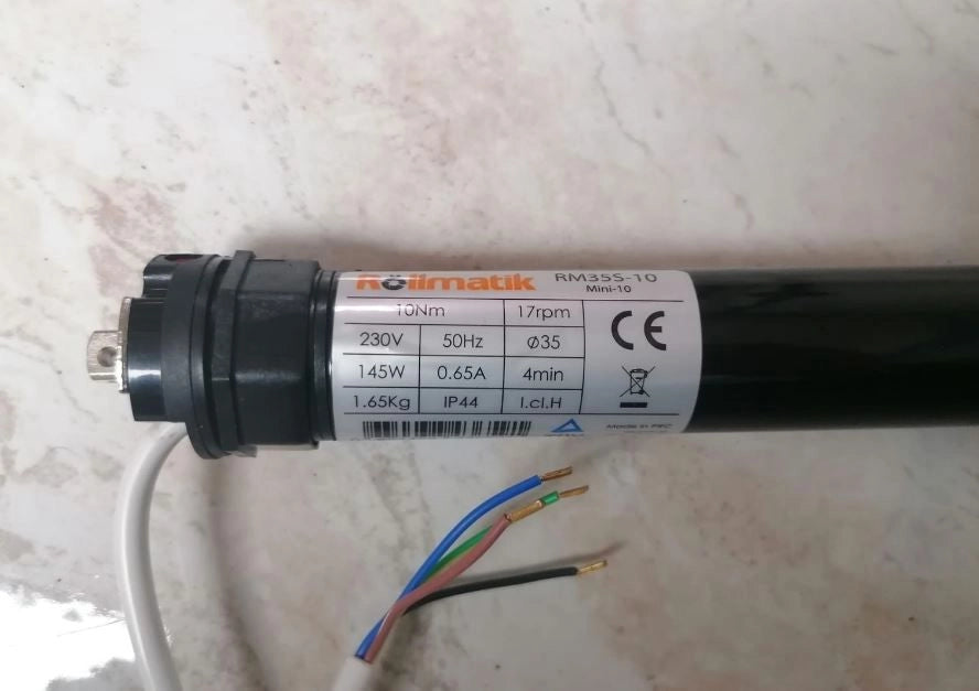 Motore per tapparelle 10 nm - 20kg (per rullo diametro 40mm)