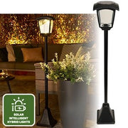 LAMPIONCINO A RICARICA SOLARE IBRIDO DA ESTERNO MINNESOTA LUXFORM
