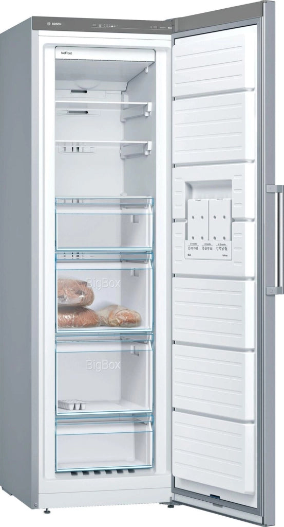 Bosch Serie 4 GSN36VLEP Congelatore monoporta da libera installazione 186 x 60 cm Metal look Classe E