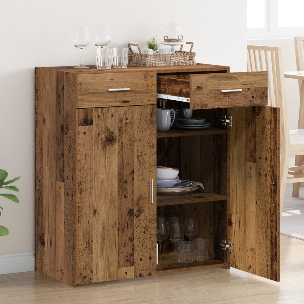 Mobile per la conservazione Legno Antico 80x42,5x93,5 cm Legno ingegnerizzato