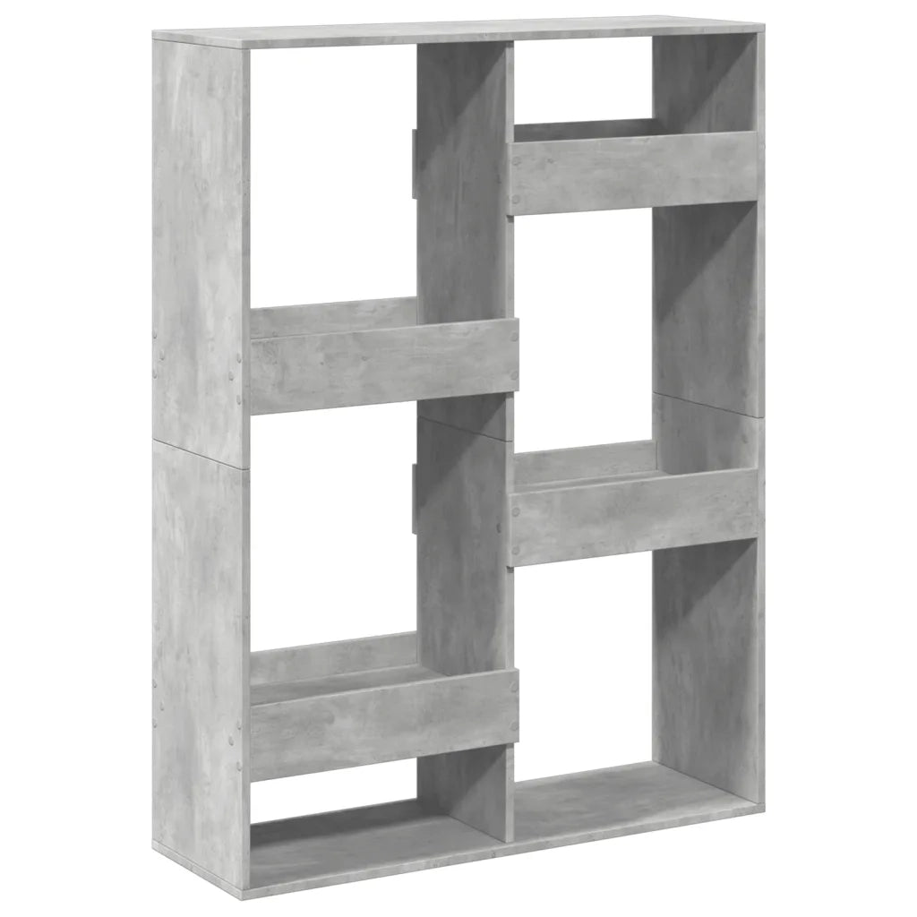 Libreria Grigio Cemento 100x33x135 cm in Legno Multistrato 3309387