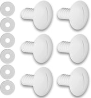 Set di Viti di Sostituzione - 6 pezzi - Bianco - ABS/PC - Adatto per Pulitore di Piscina Polaris