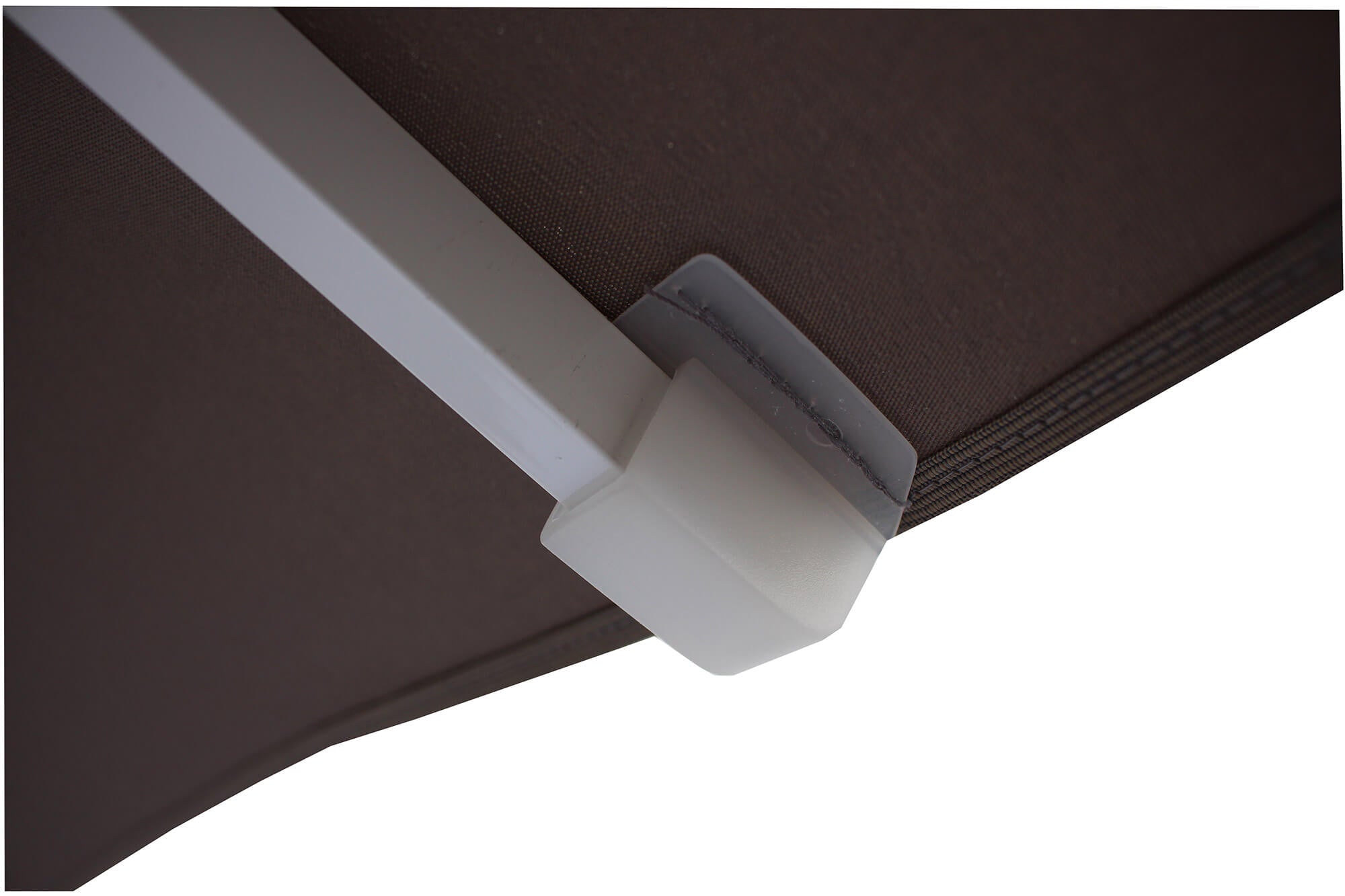 Ombrellone da Giardino 2,25x2,25 m Palo Ø40 mm in Alluminio Maffei Kronos Bianco