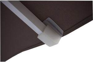 Ombrellone da Giardino 2,25x2,25 m Palo Ø40 mm in Alluminio Maffei Kronos Bianco