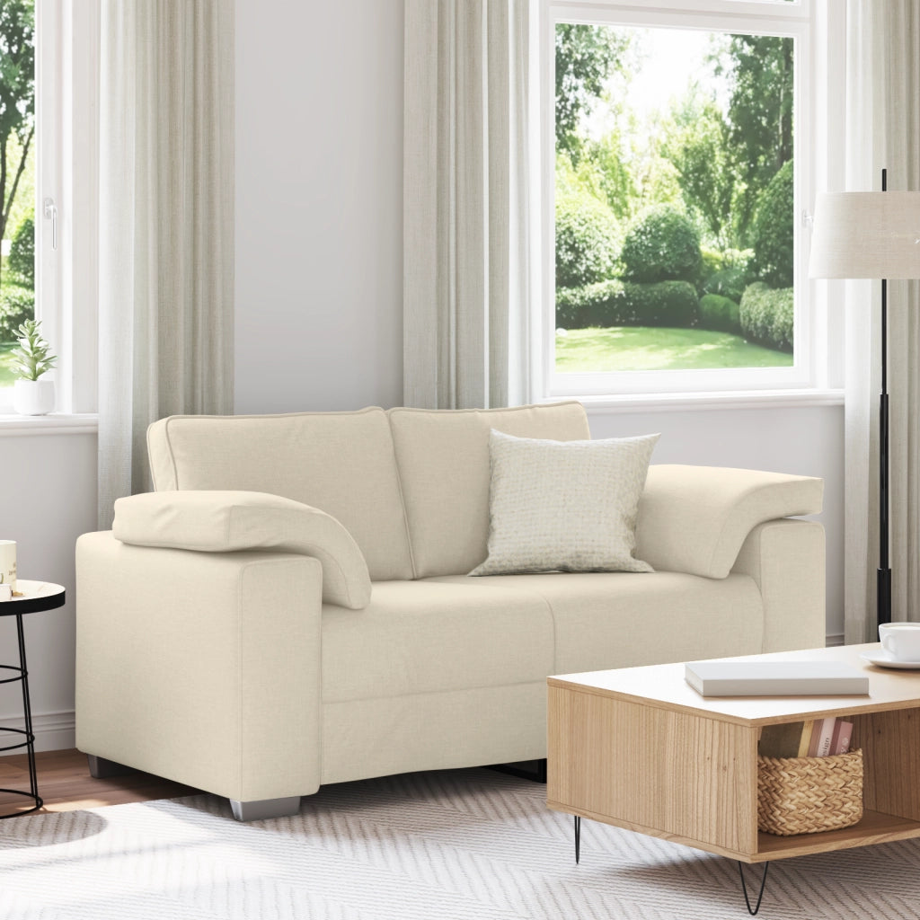 Divano Loveseat in Lino da 120 cm
