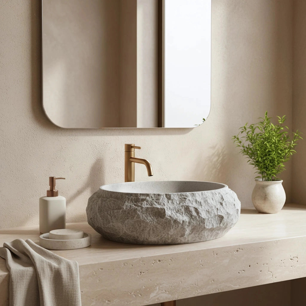 Lavabo Da Appoggio Rea Mika Gabro