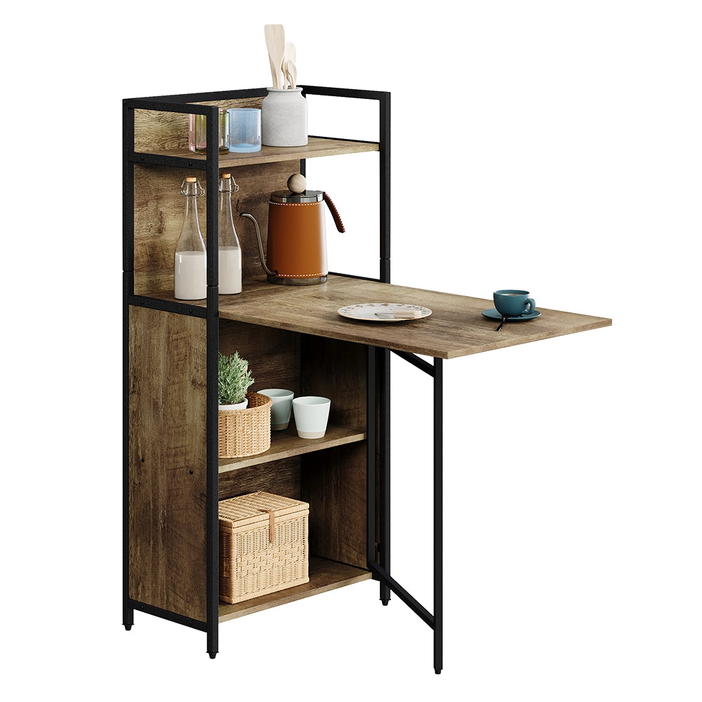 Vicco Scrivania Rovere rustico 57 x 30 cm con piano del tavolo pieghevole