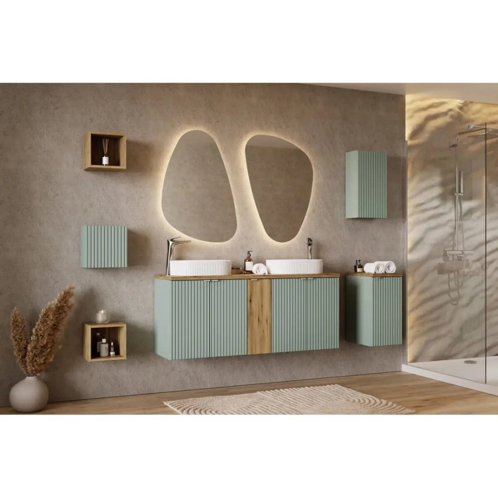 Lavabo da appoggio ovale 48x33 cm in ceramica bianca lucida