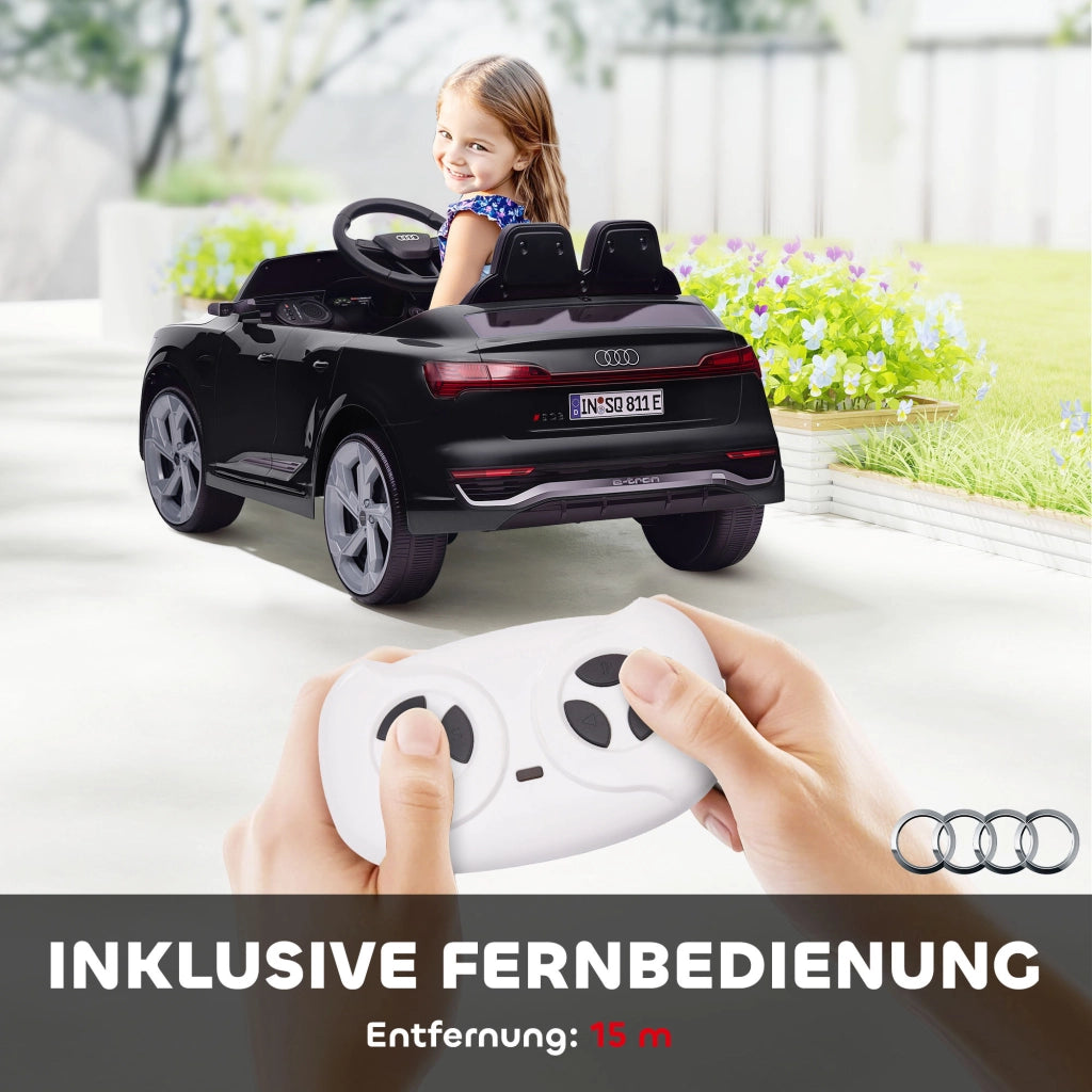 Auto elettrica per bambini Audi Q8 12V ¨C Minimal ¨C Nero