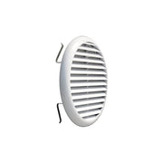 Griglia di aerazione universale ECO Ø80?125 mm in polistirolo bianco con rete anti insetti