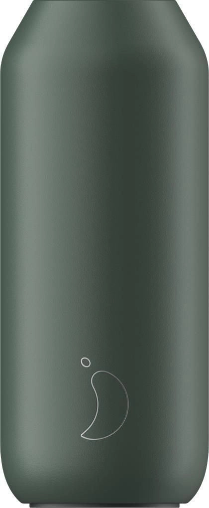 Chilly B500S2PGRN Series 2 Borraccia Termica 500 ml Acciaio Inossidabile Doppia Parete Sottovuoto Tenuta Stagna 24h Freddo 12h Caldo colore Verde