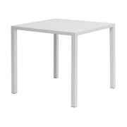 Tavolo Garda In Acciaio 70X70 - Bianco - Autolivellante Moia