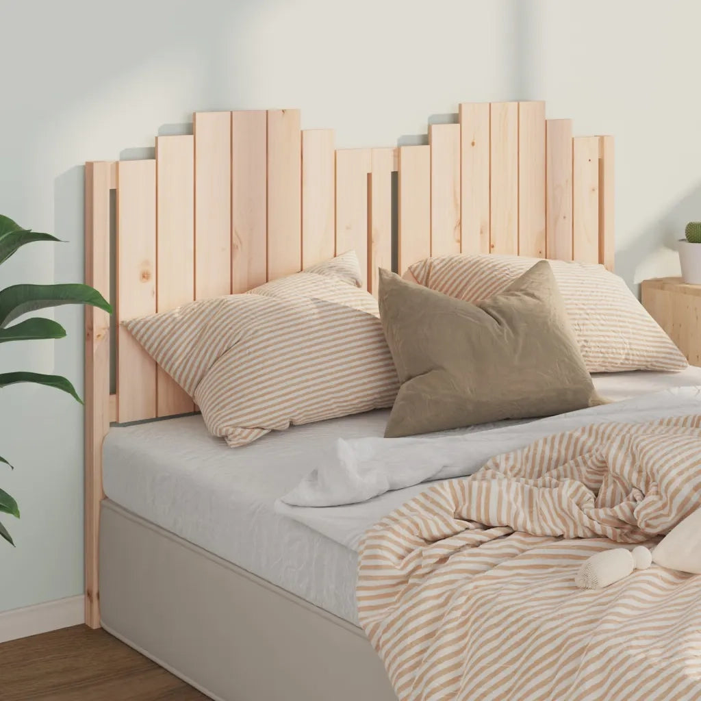 Testiera per Letto-Testata-Testiera Decorativa 166x4x110 cm in Legno Massello di Pino