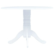 Tavolo da Pranzo 106 cm in Legno Massello di Hevea cod mxl 24263