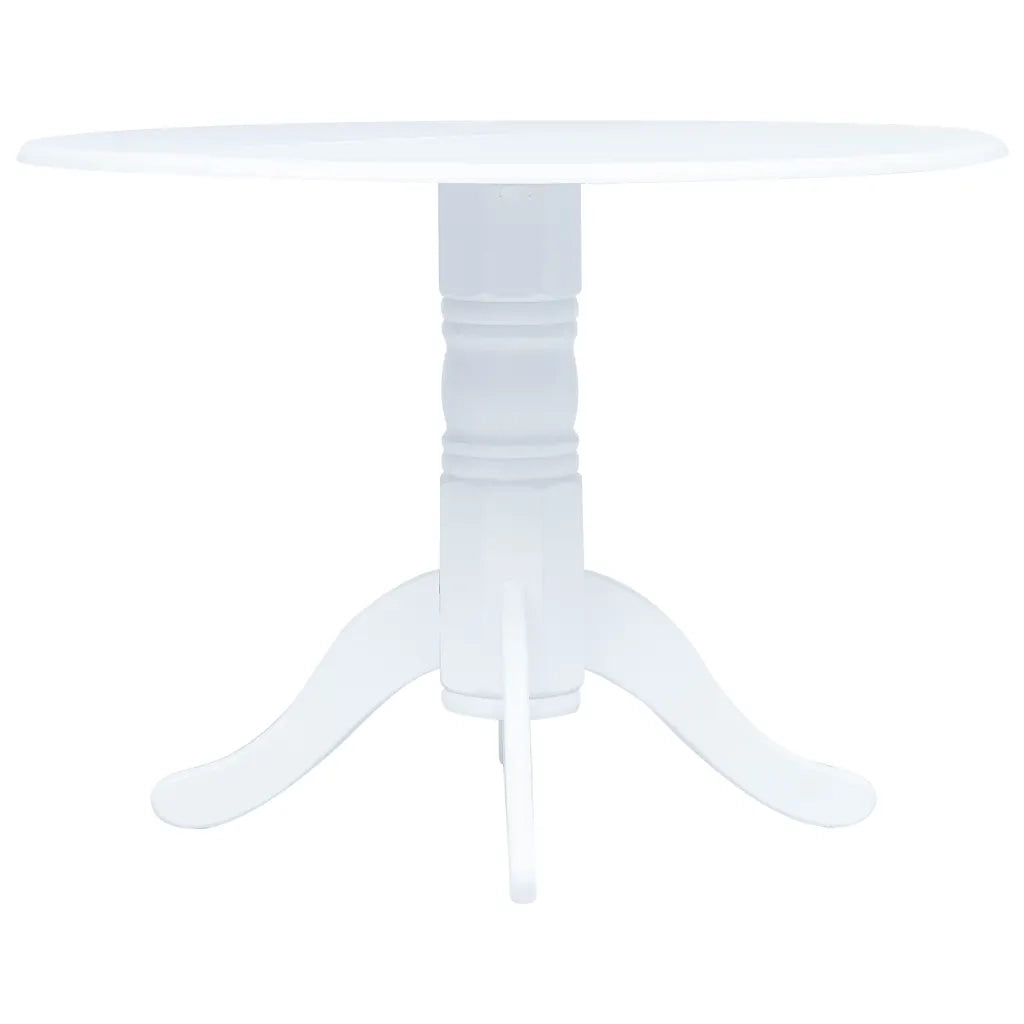 Tavolo da Pranzo 106 cm in Legno Massello di Hevea cod mxl 24263