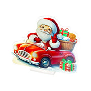 Decorazione luminosa natale kaemingk 487795 babbo natale
