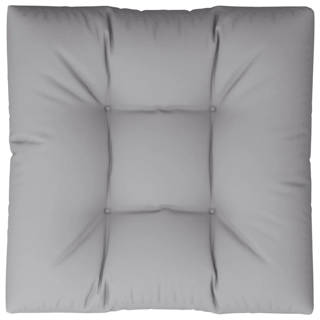 vidaXL Cuscino per Pallet Grigio 70x70x12 cm in Tessuto