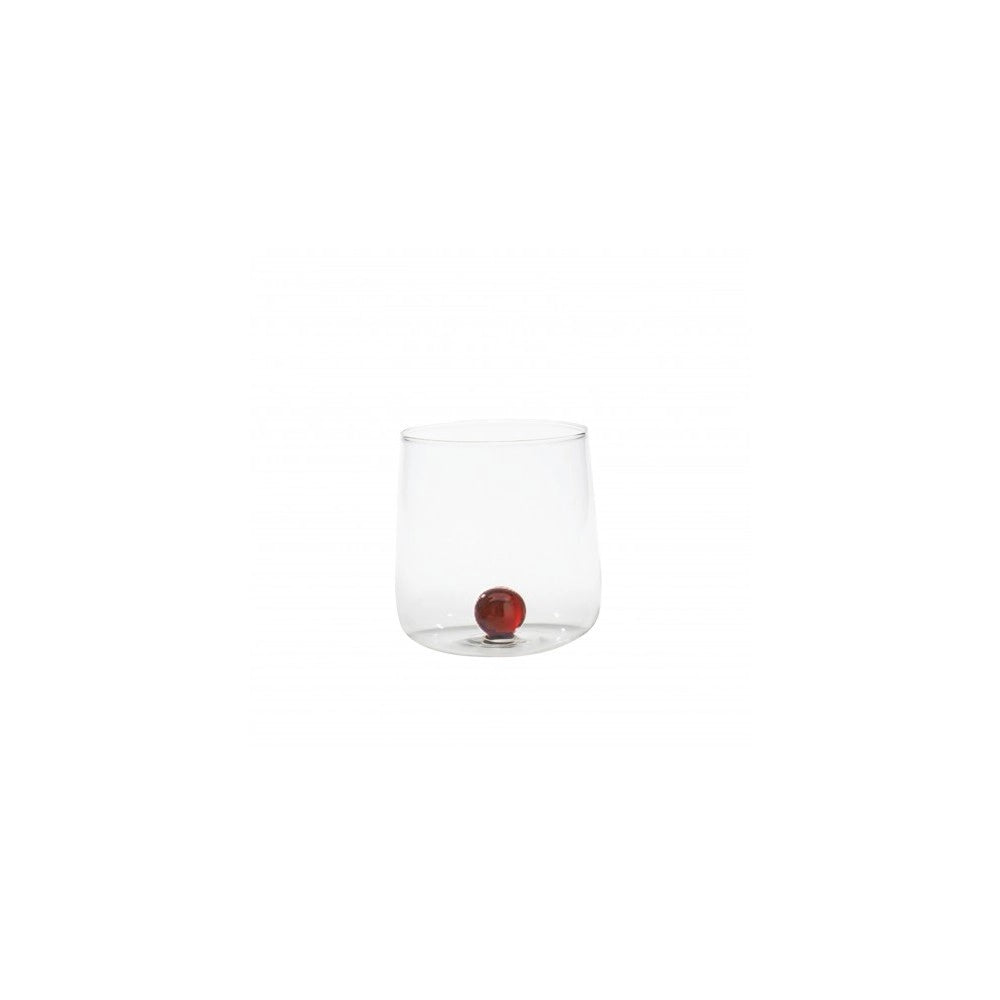 Bicchiere borosilicato Bilia Tumbler Zafferano set 6 pezzi colore Ambra