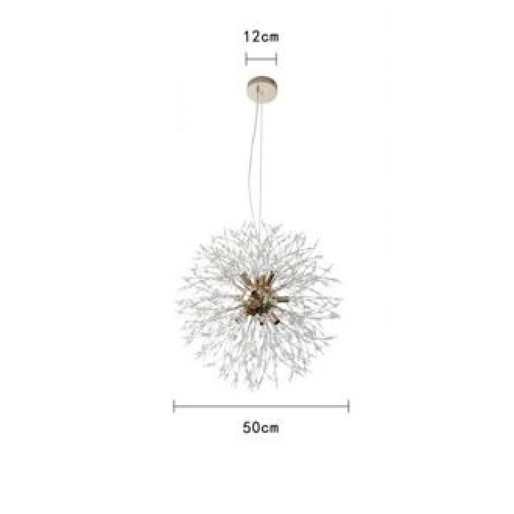 Trade Shop - Lampadario Moderno Plafoniera Fuochi D'artificio Lampada A Sospensione G9 Lp-32 -