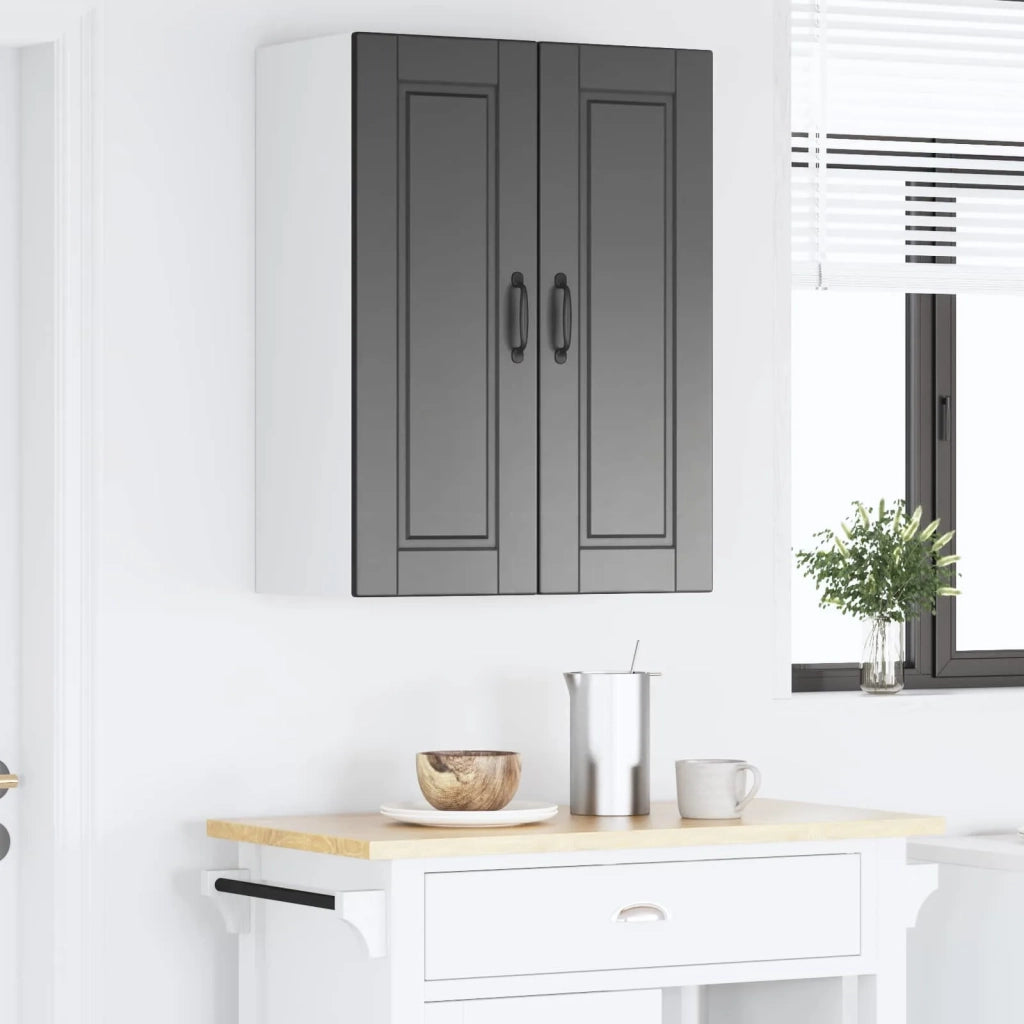 Armadietto a muro PORTO Nero 60 x 31 x 80 cm Legno multistrato