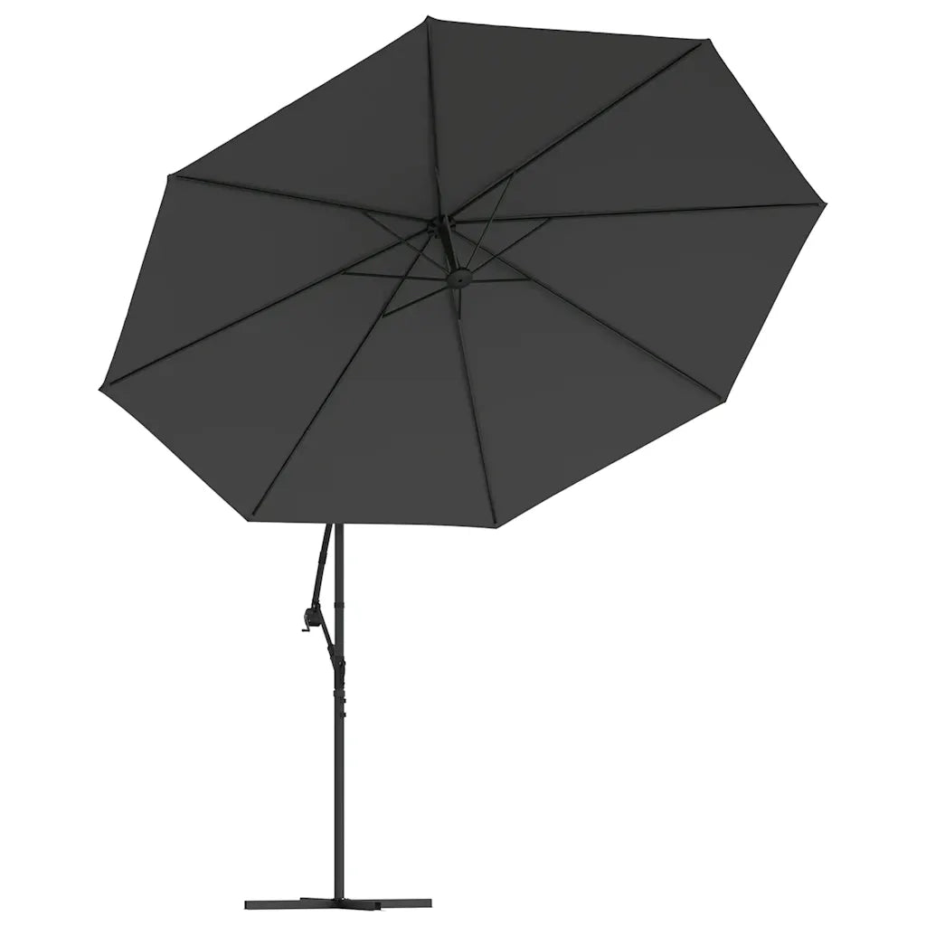 Ombrellone a Sbalzo Palo in Alluminio 350 cm Antracite 44505