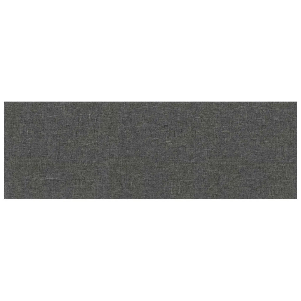 Testiera da Parete 12 pcs Grigio scuro 90 x 30 cm Tessuto