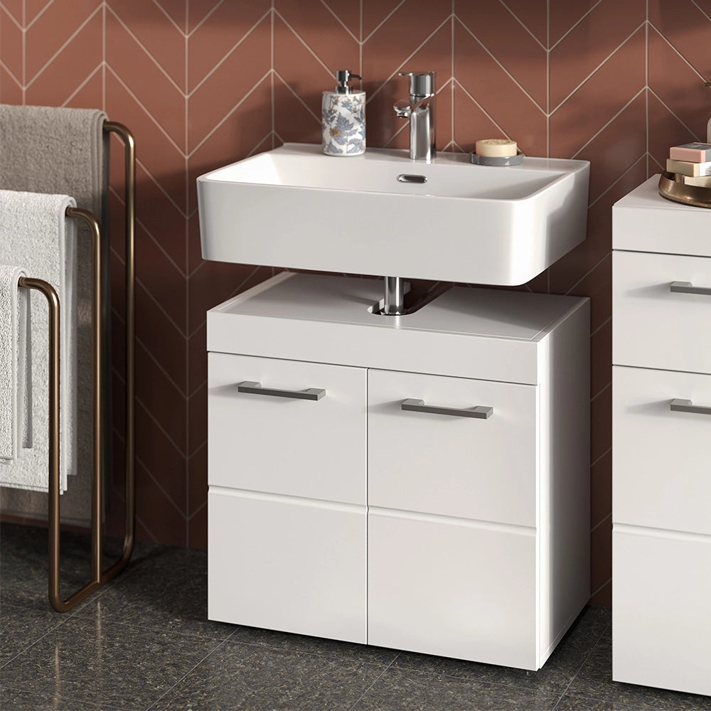 Mobile sottolavabo per bagno Luna Bianco 60 x 56 cm Vicco