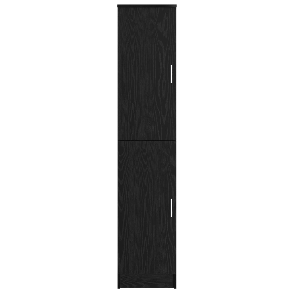 Mobile Buffet Rovere Nero Legno Ingegnerizzato Medio