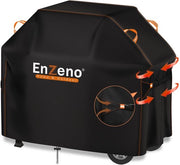 Grillhoes Weerbestendig, 170 x 70 x 120 cm Gasgrillhoes Grillbeschermhoes Stofdichte grillhoes - Nero