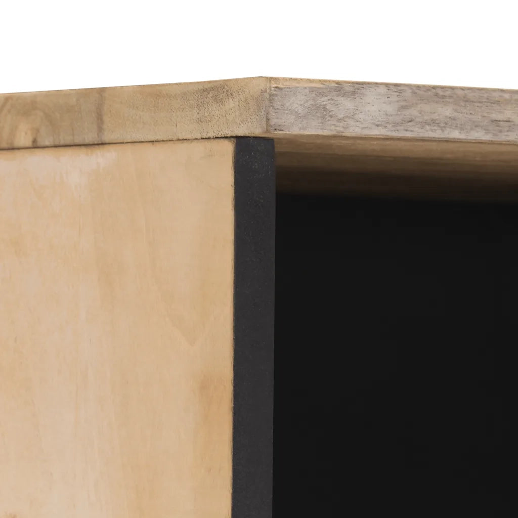 Mobile da Bagno 38x33x160 cm in Legno Massello di Mango 358270