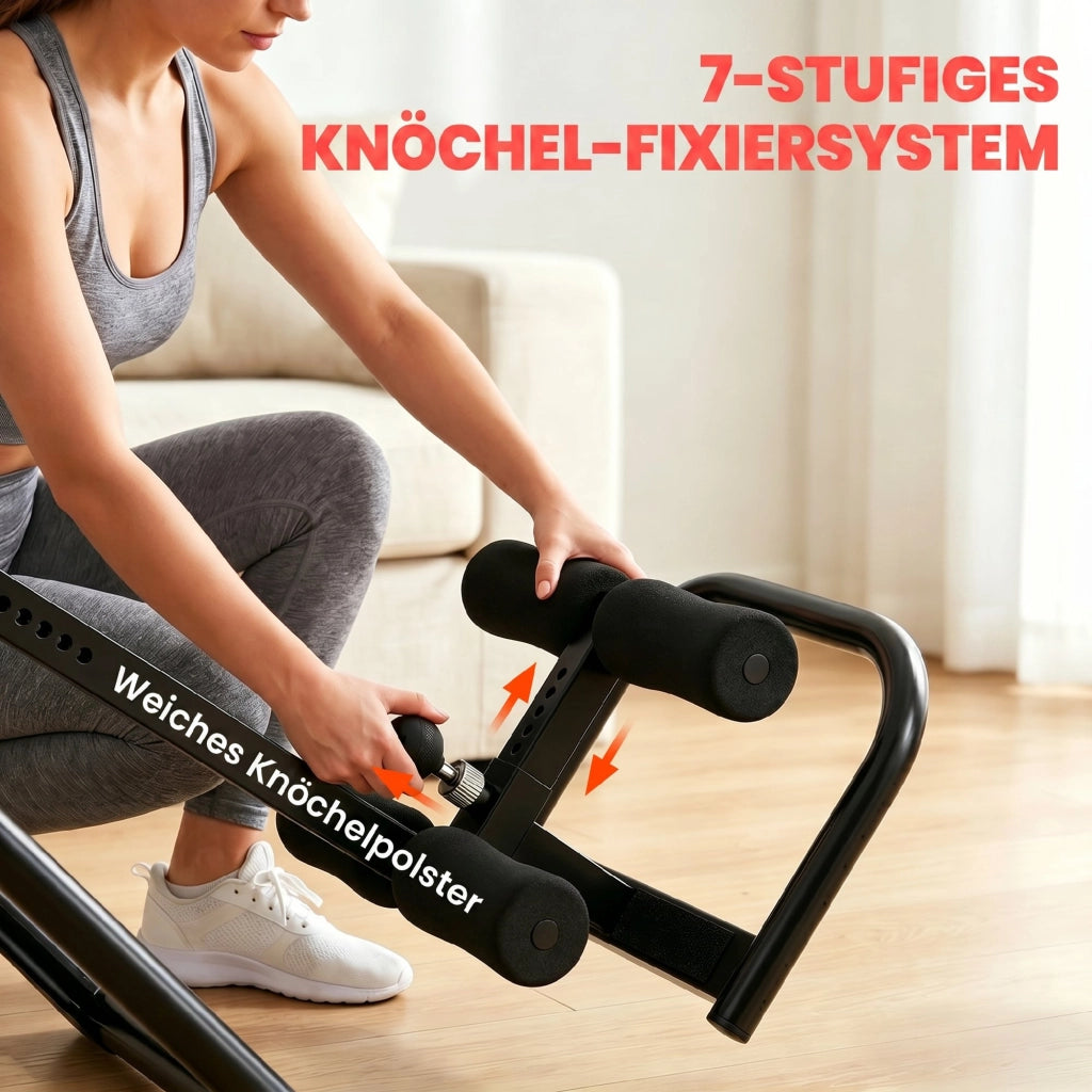 Inversionsbank 3-in-1 con tavolo e sbarre ¨C zephmum ¨C nero