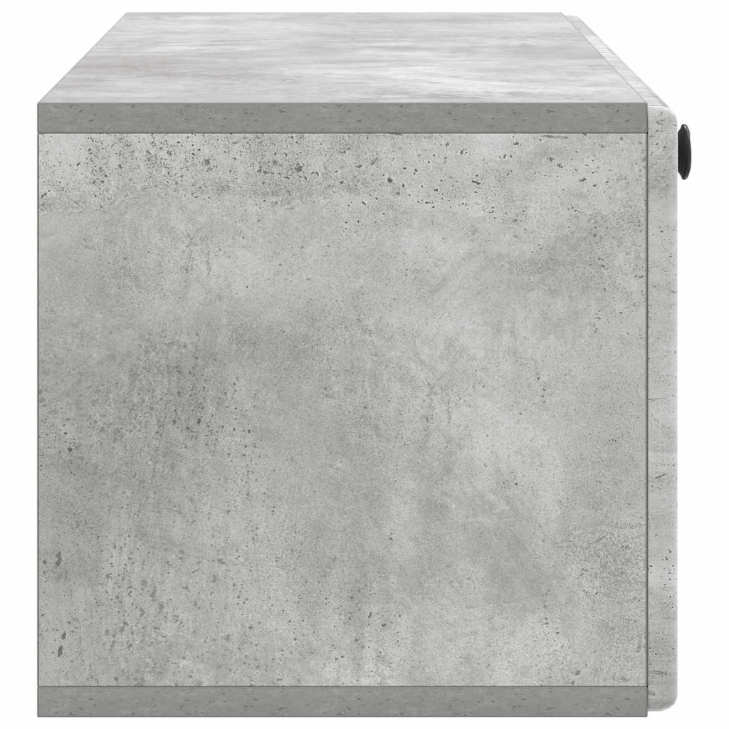 Mobile Porta TV da Muro 98 x 31 x 30 cm Grigio Cemento