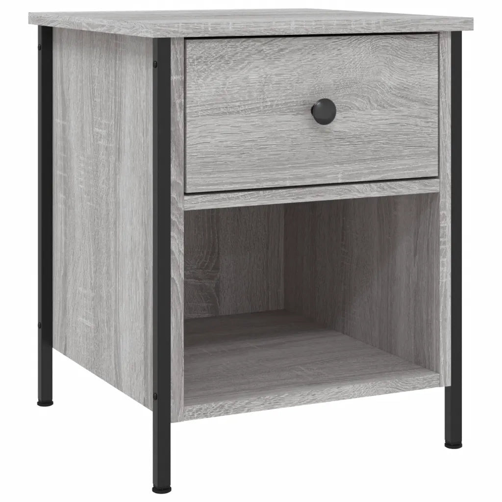 Comodini 2 pz Grigio Sonoma 40x42x50 cm in Legno Multistratocod mxl 102341