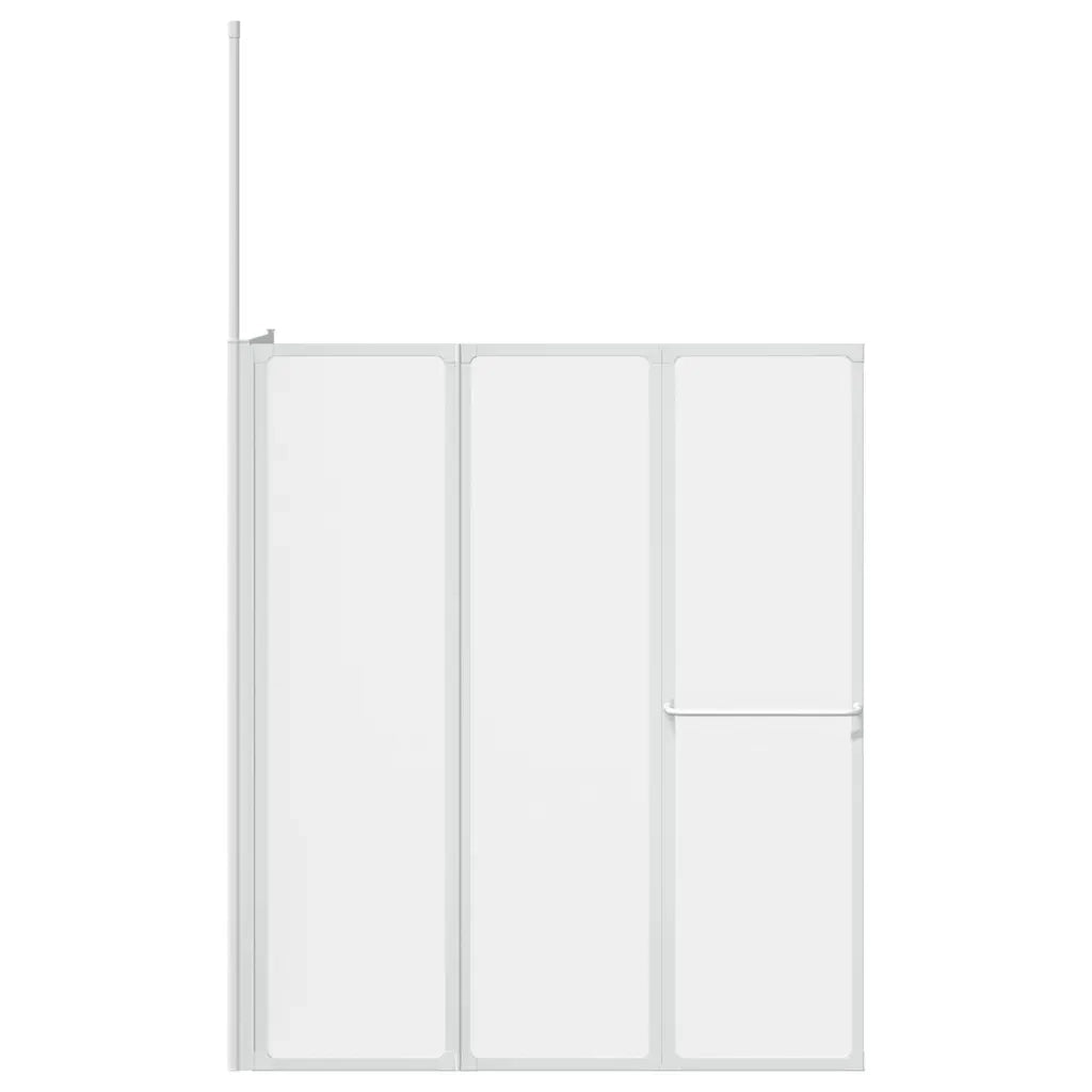 Schermo Box Doccia a L 70 x 120 x 137 cm 4 Pannelli Pieghevole 140787