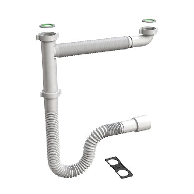 SIFONE FLESSIBILE PER LAVELLO CUCINA FLEXYBON- 11/2- BONOM- pezzi 1