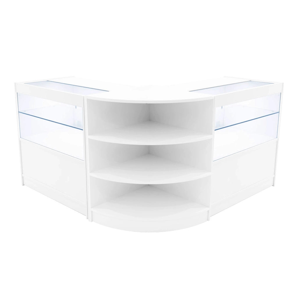 Set Banconi Andromeda LED LM60 + 2 C900 – Vetro, Chiavi, Bianco